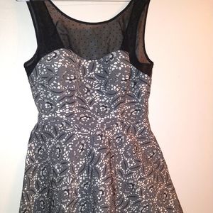 Black and Grey dress